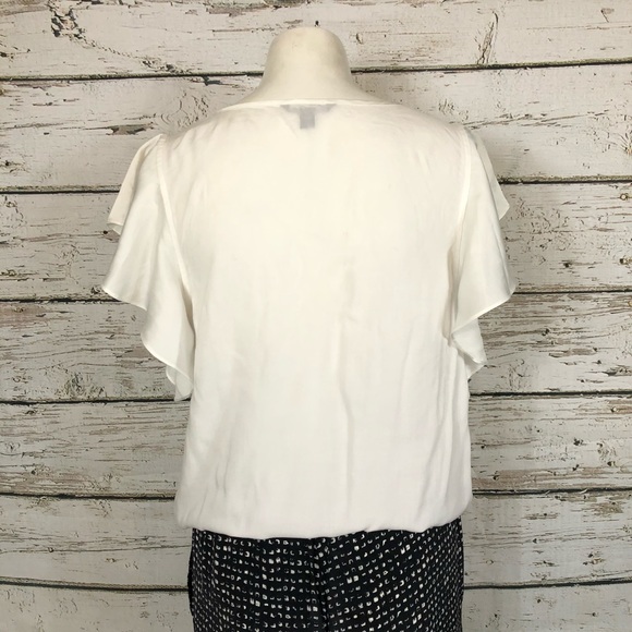 D7 American Eagle Outfitters White Blouse Sm - Picture 3 of 6